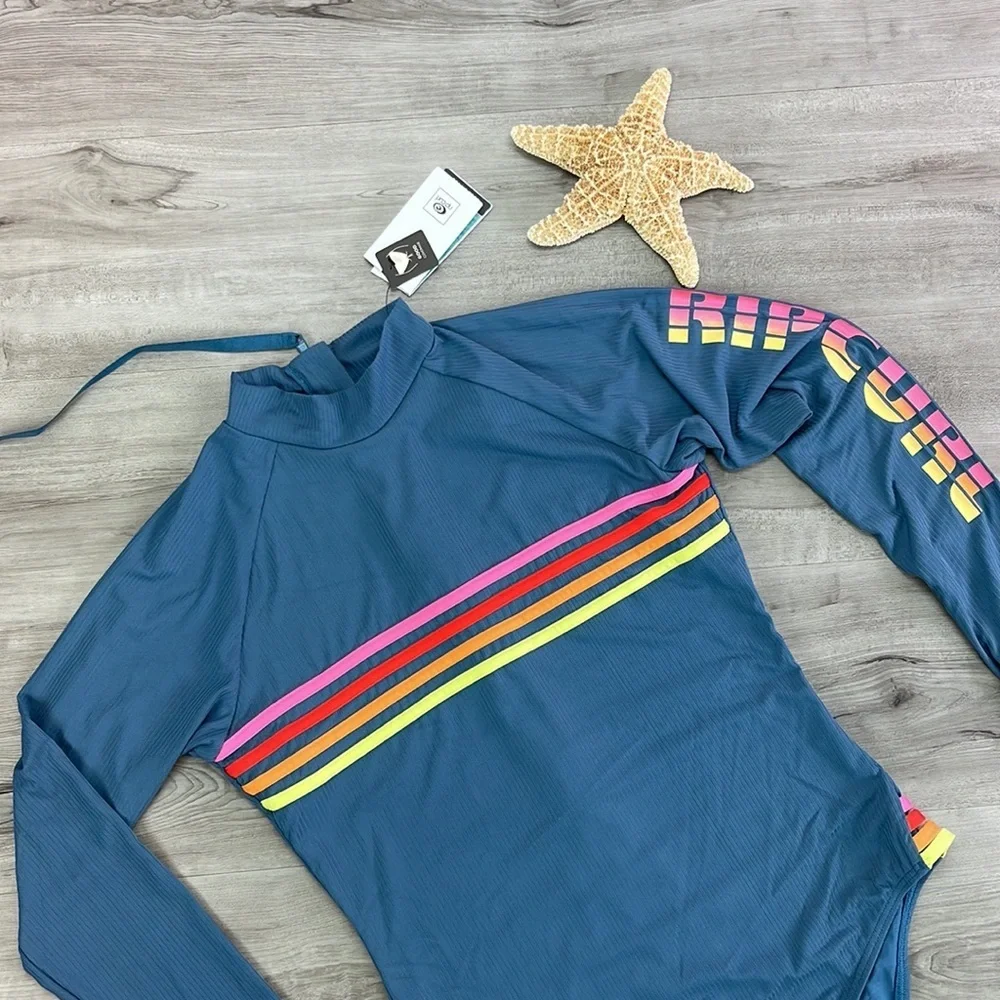 ☀️RIP CURL☀️ WAVE SHAPERS STR LS SURF SUIT ONE PIECE - Picture 5 of 15